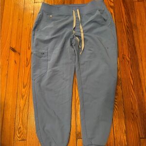 Figs Women’s Jogger Scrub Pants Ceil Blue Size Medium
